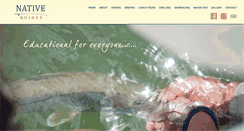 Desktop Screenshot of nativeguidesfishing.com